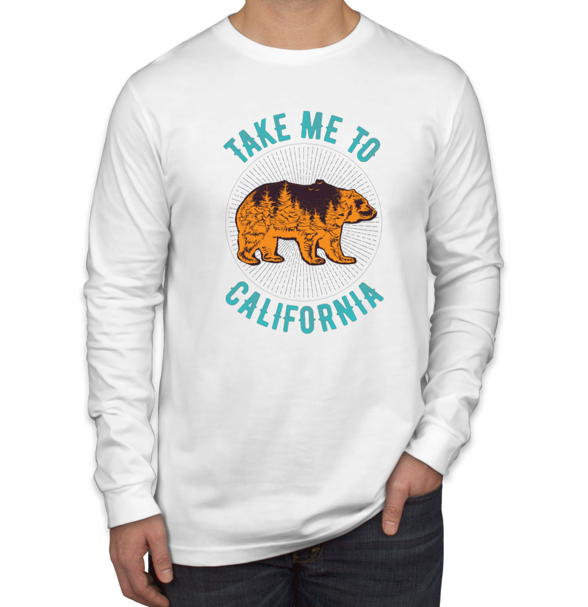 Take Me To California Men's Long Sleeve Shirt