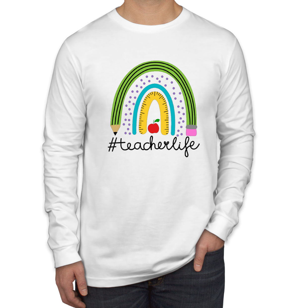 Teacher Life Men's Long Sleeve Shirt