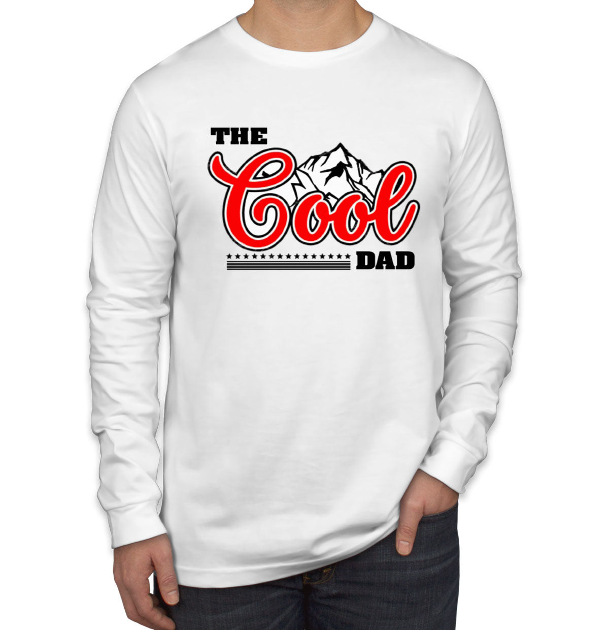 The Cool Dad Father's Day Men's Long Sleeve Shirt