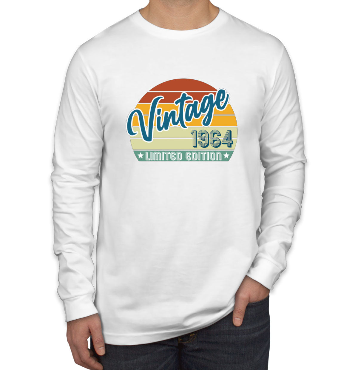 Vintage [Custom Year] Limited Edition Birthday Men's Long Sleeve Shirt