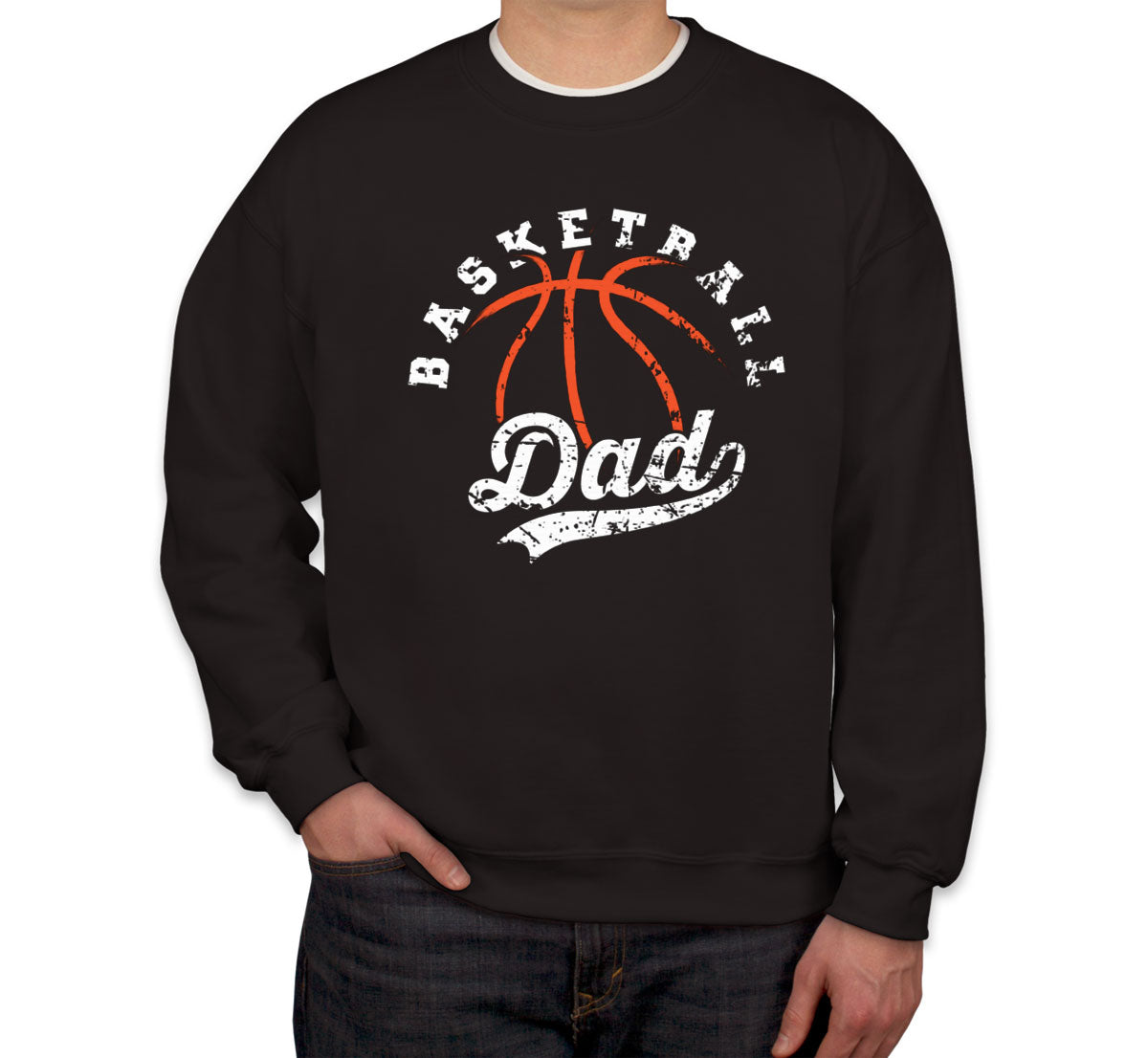 Basketball Dad Vintage Unisex Sweatshirt