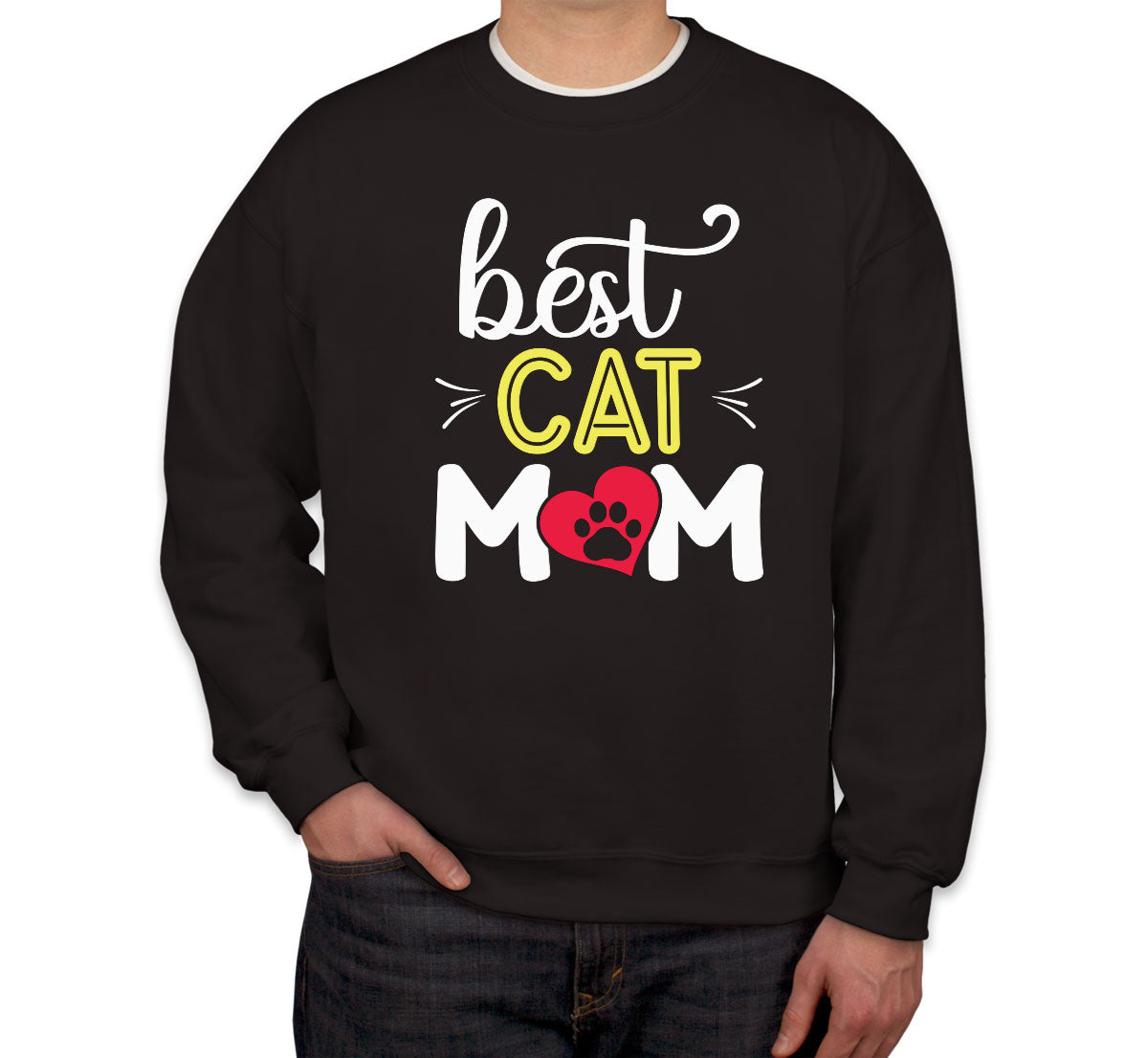 Best Cat Mom Unisex Sweatshirt