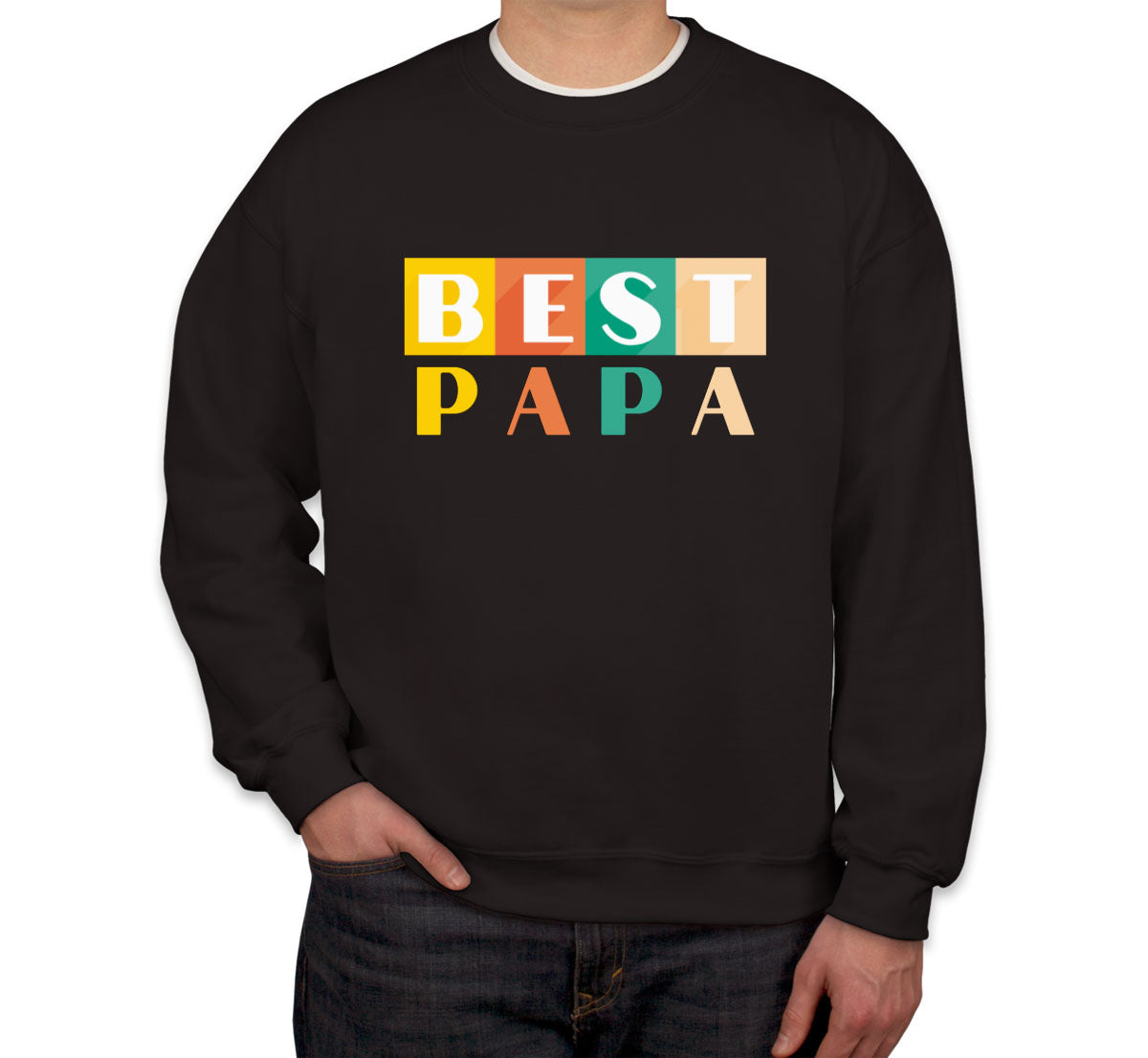 Best Papa Father's Day Unisex Sweatshirt