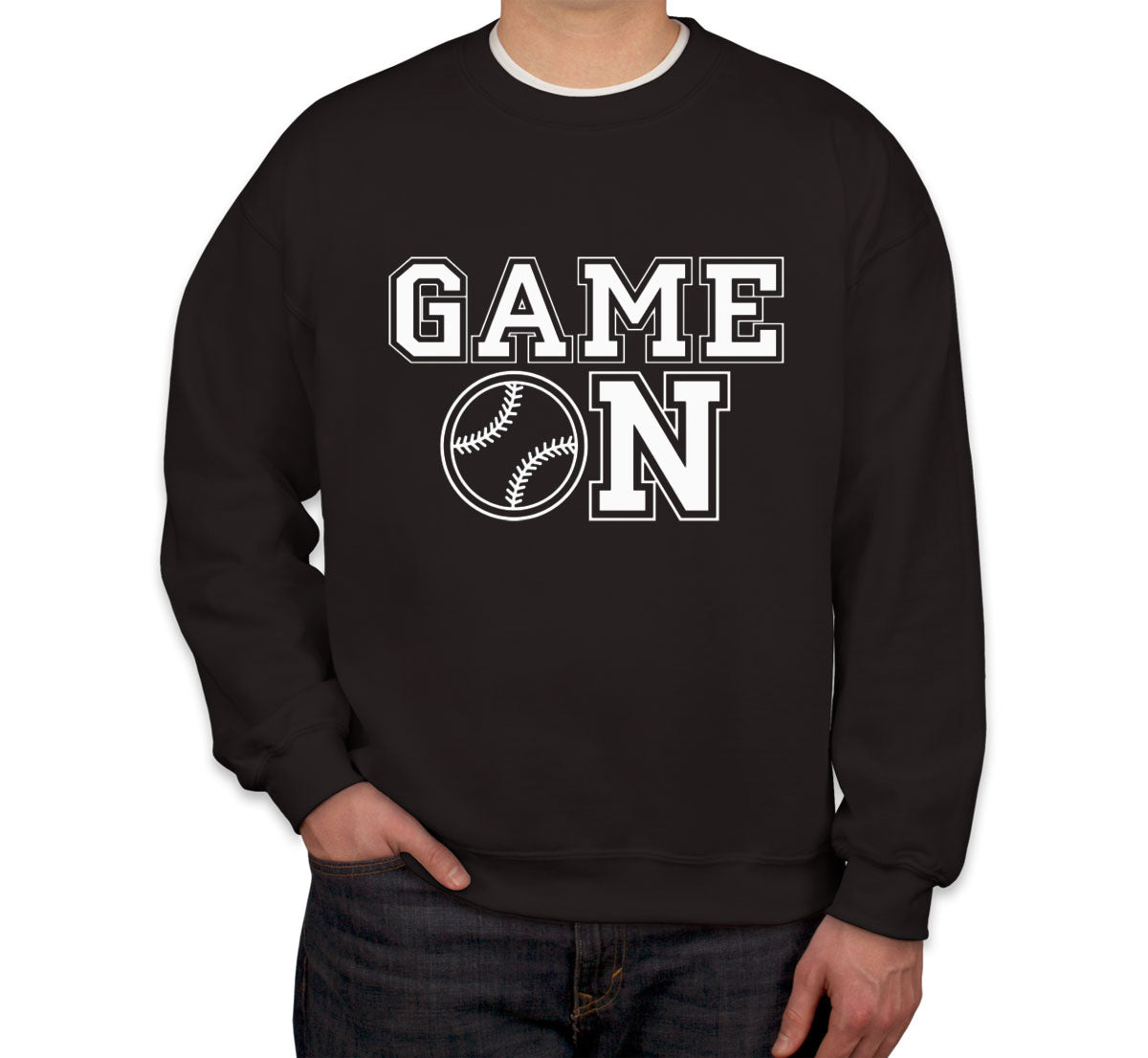 Baseball Game On Unisex Sweatshirt