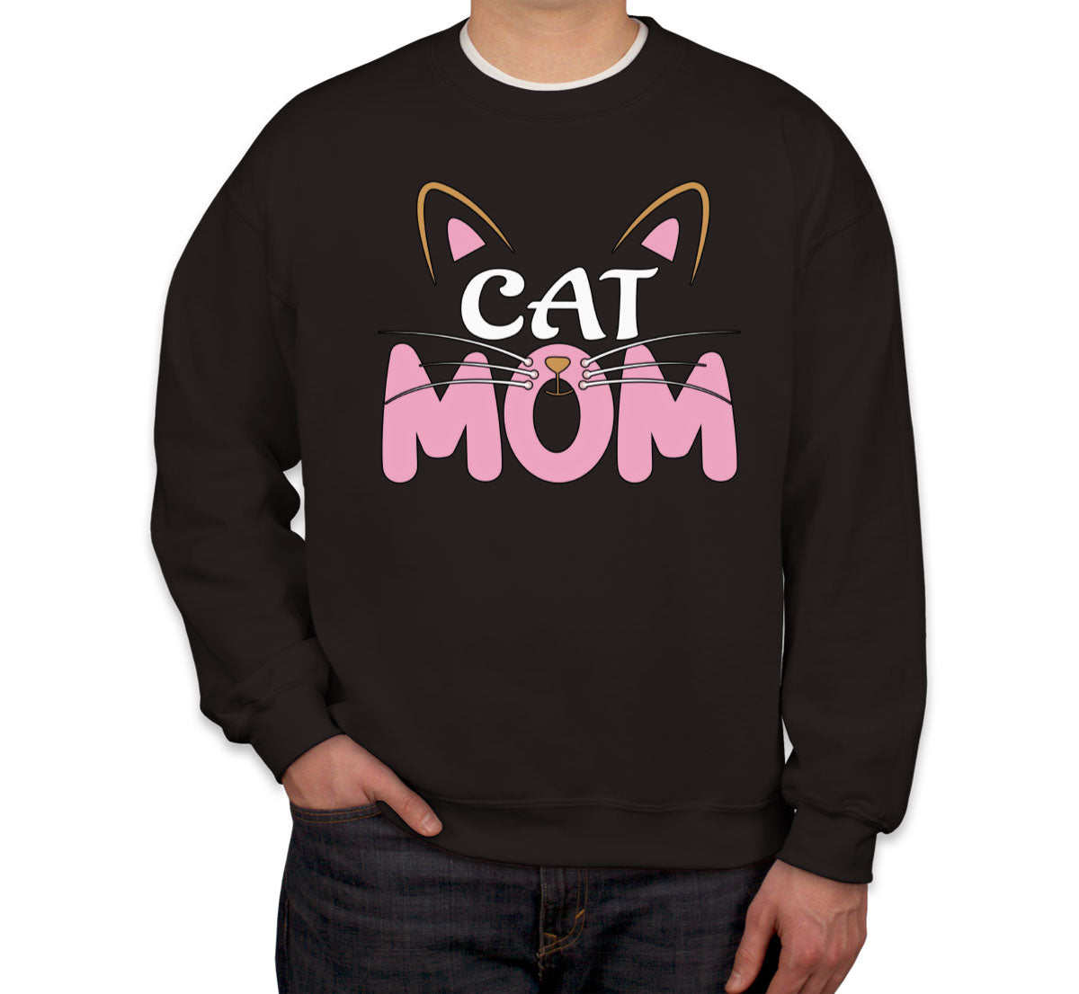 Cute Cat Mom Unisex Sweatshirt