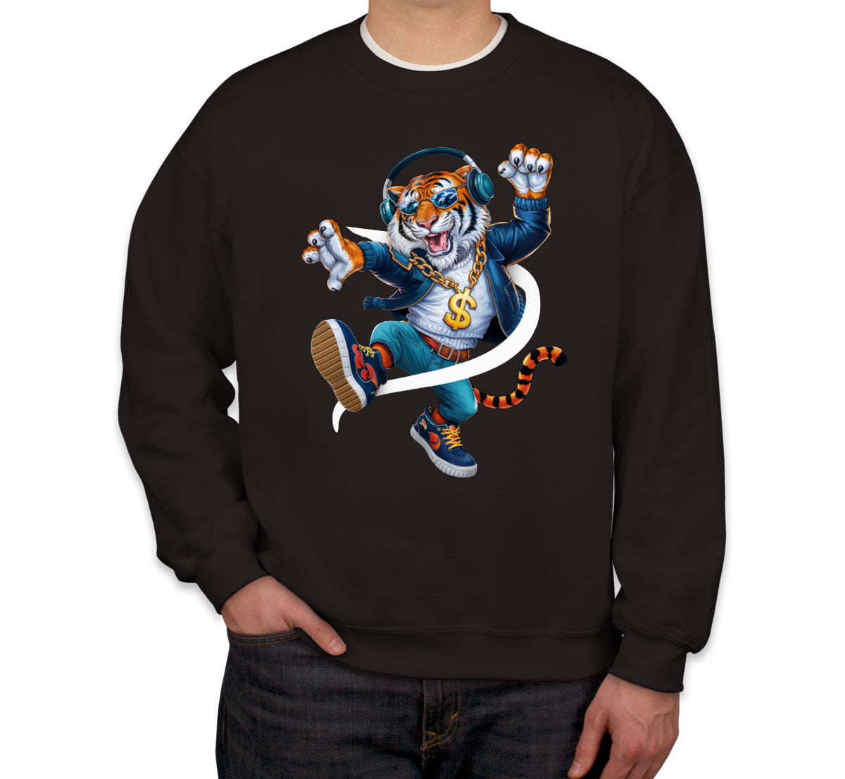 Dancing Tiger Unisex Sweatshirt