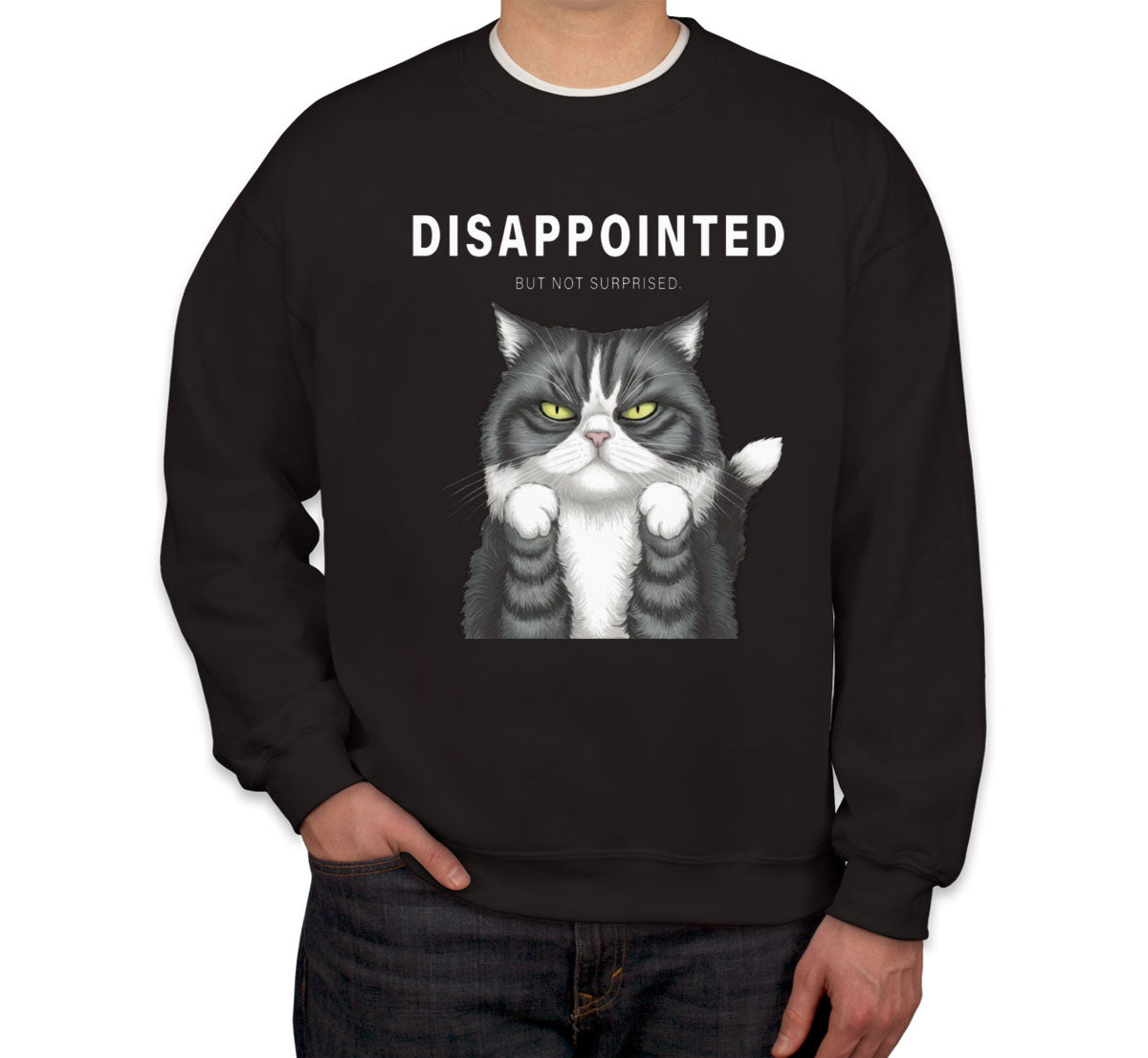 Disappointed Cat Unisex Sweatshirt