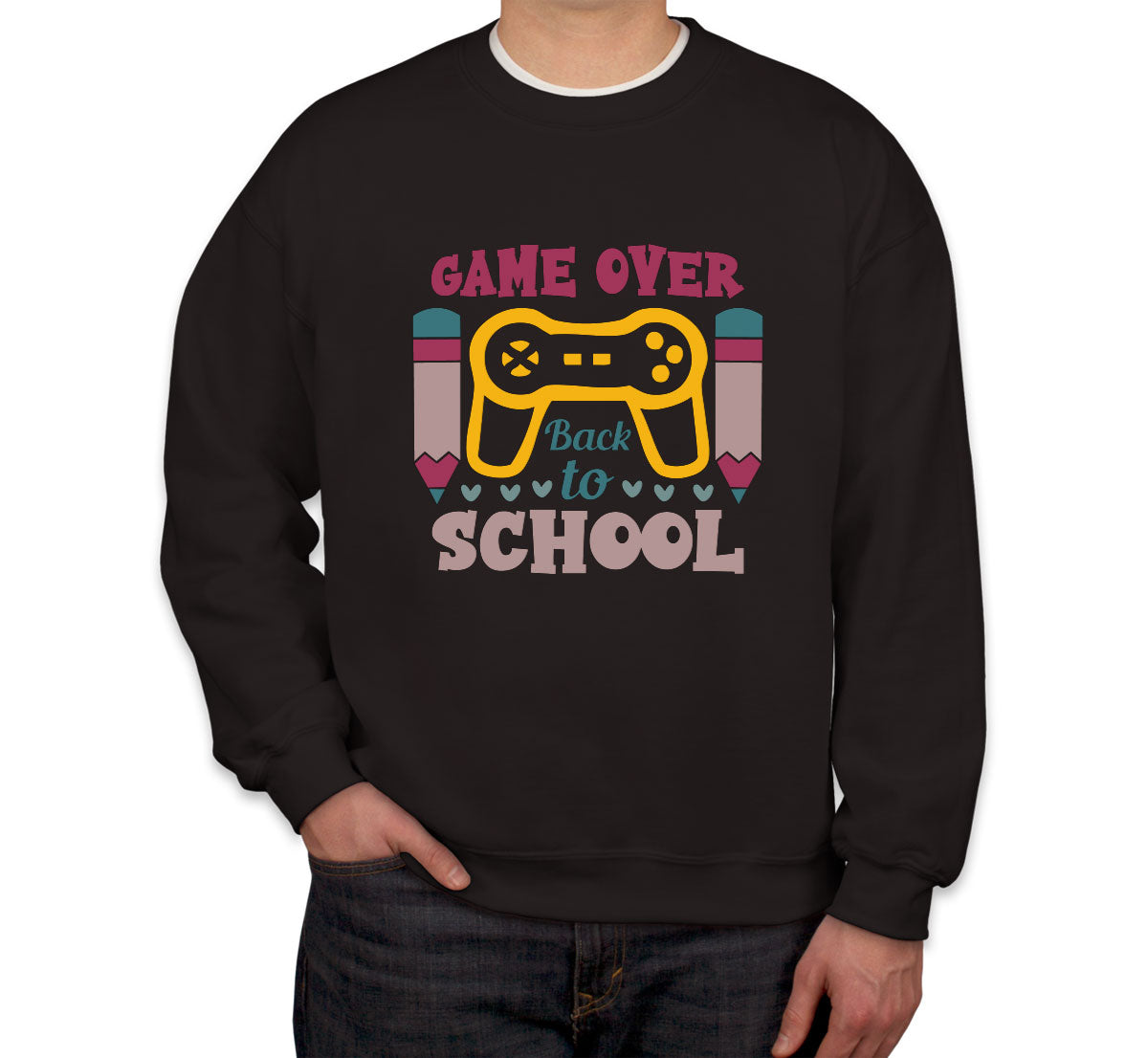 Game Over Back To School Unisex Sweatshirt