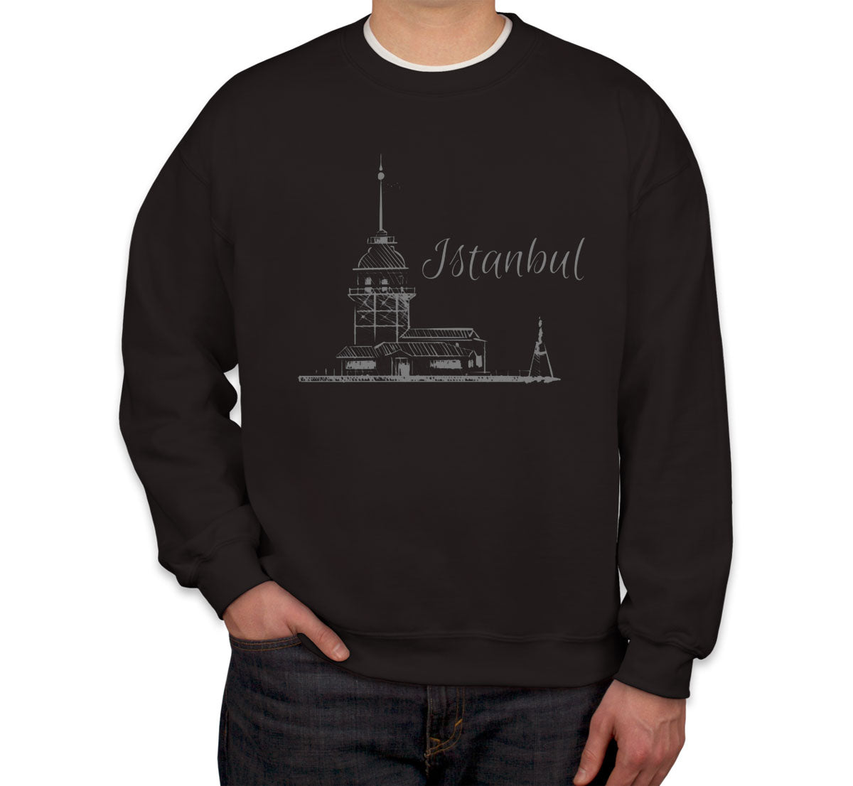 Maiden's Tower Istanbul Turkiye Unisex Sweatshirt