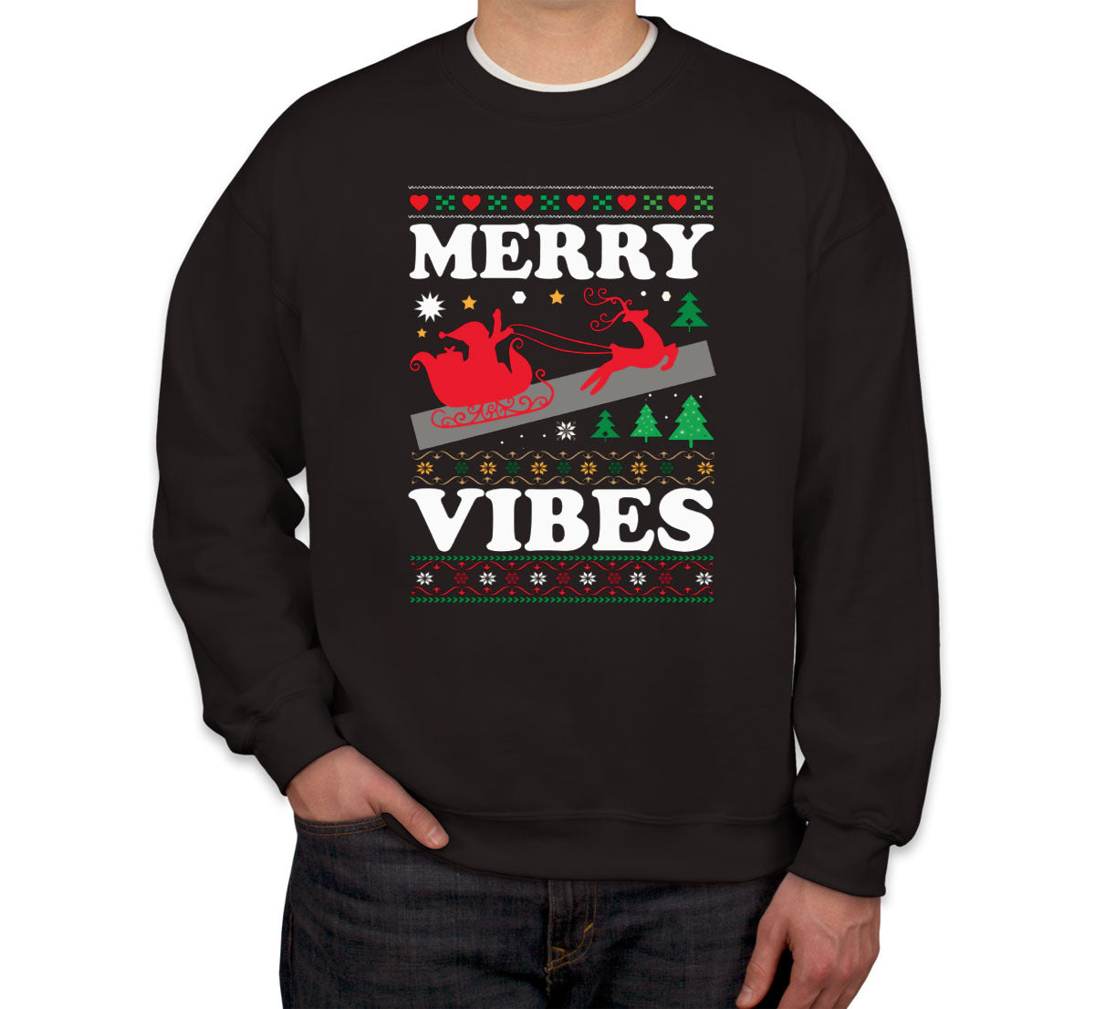 Merry Vibes Unisex Sweatshirt