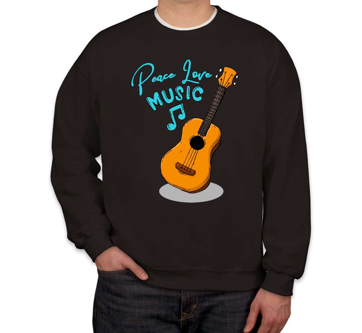 Peace Love Music Unisex Sweatshirt