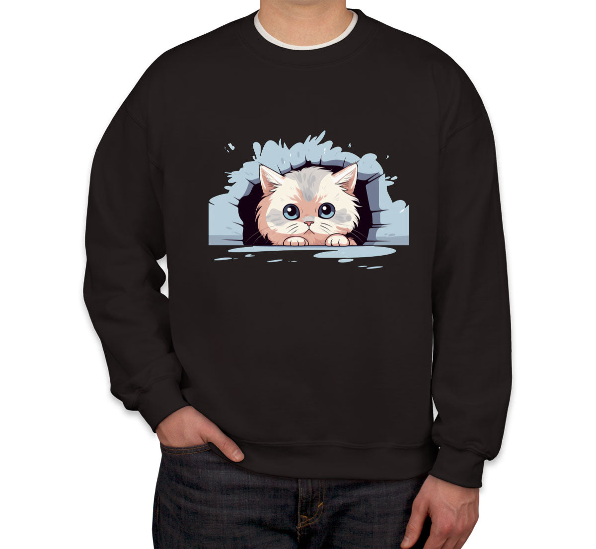 Cute Persian Cat Unisex Sweatshirt