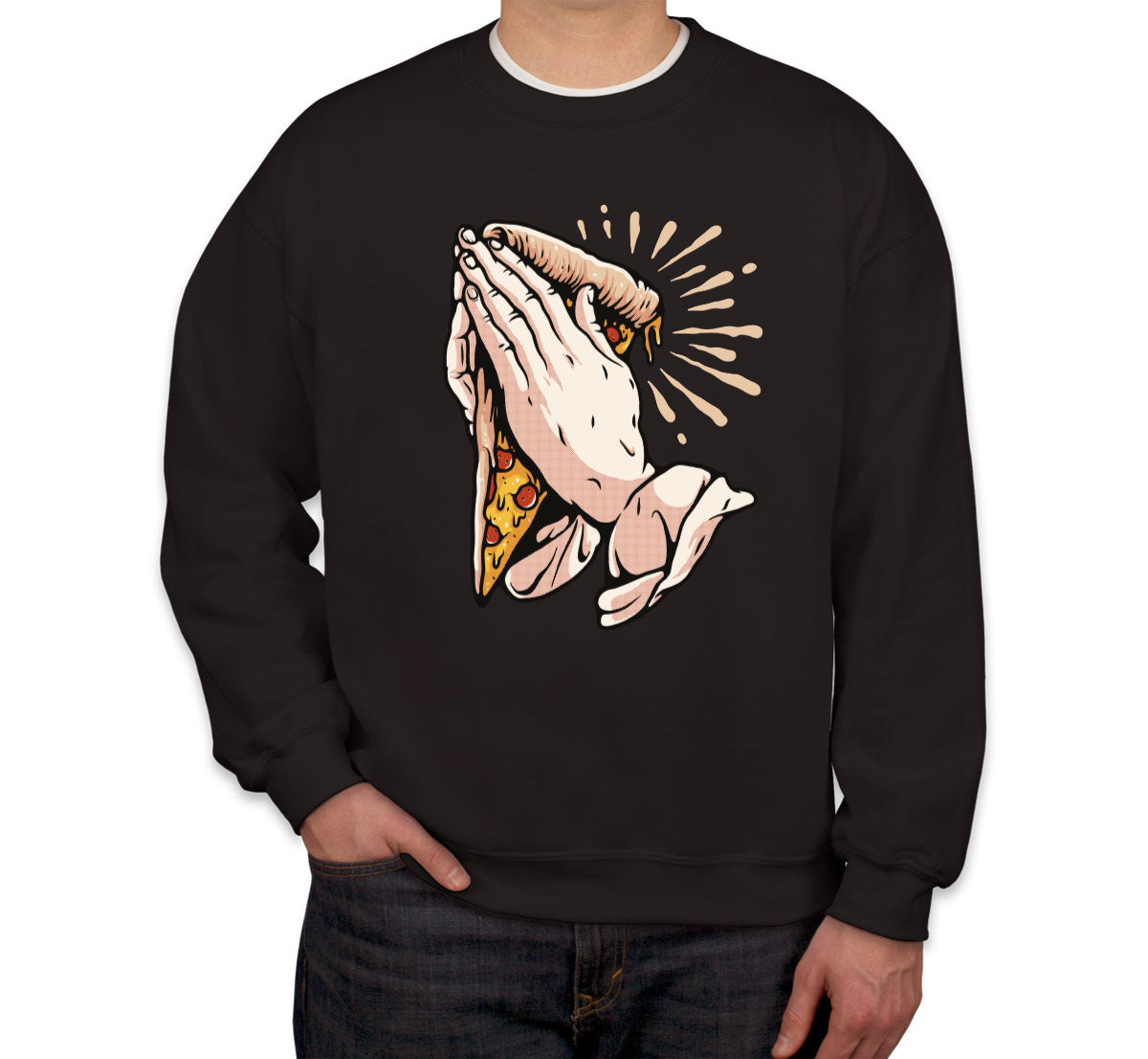 Pray For Pizza Unisex Sweatshirt