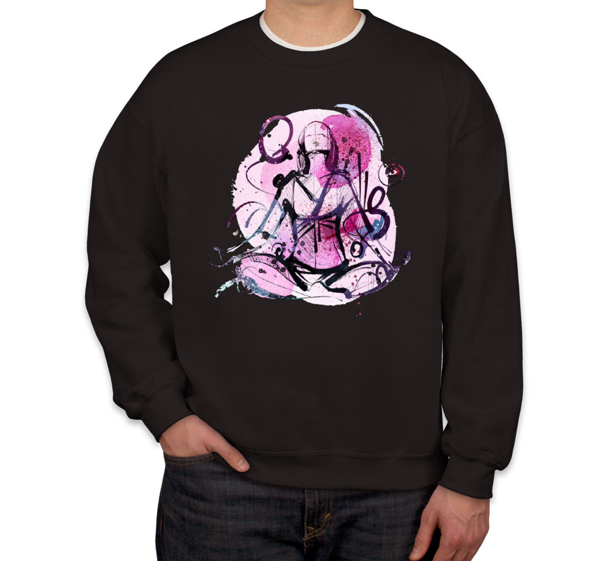 Meditation Yoga Reiki Girl Unisex Sweatshirt