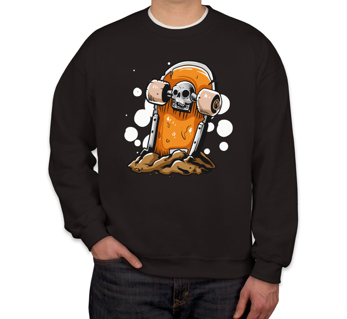 Skateboard Tombstone Unisex Sweatshirt