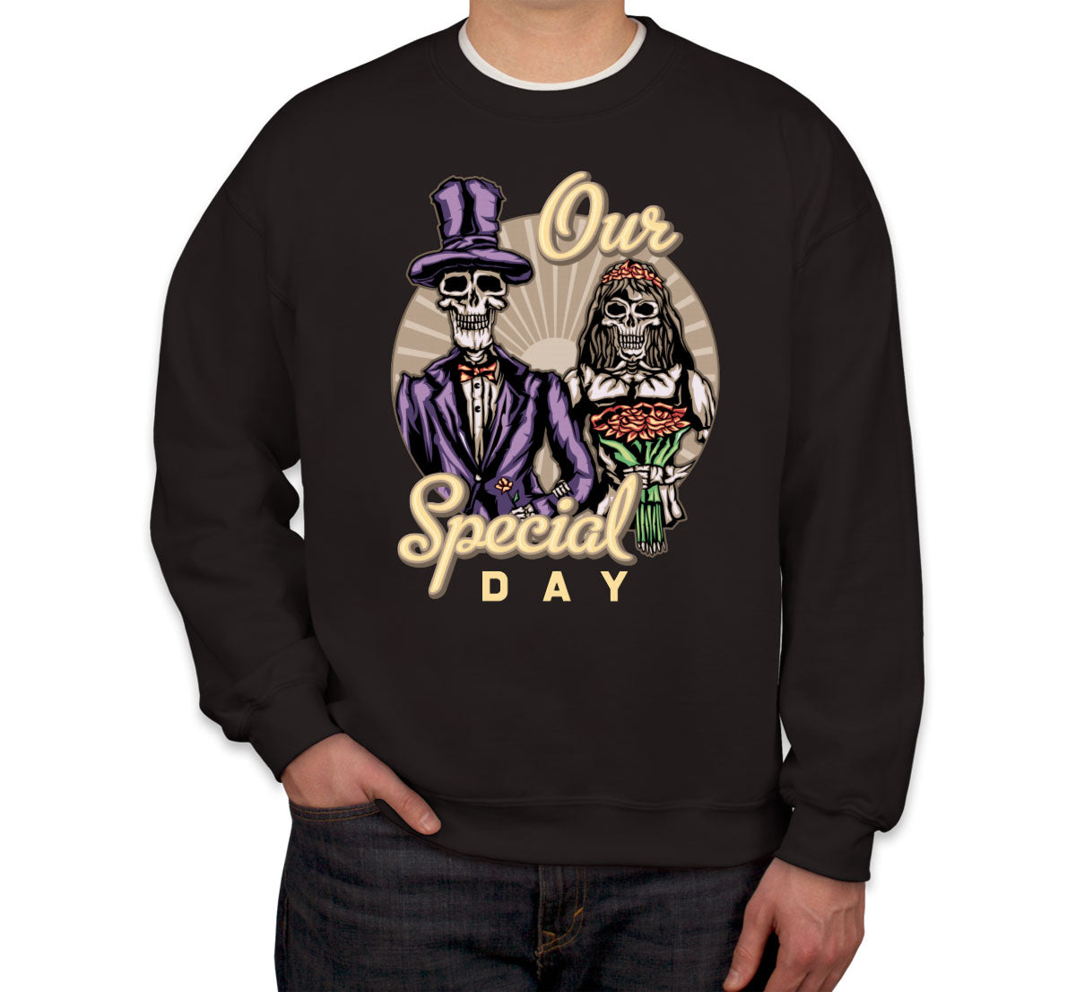 Skeleton Couple Unisex Sweatshirt