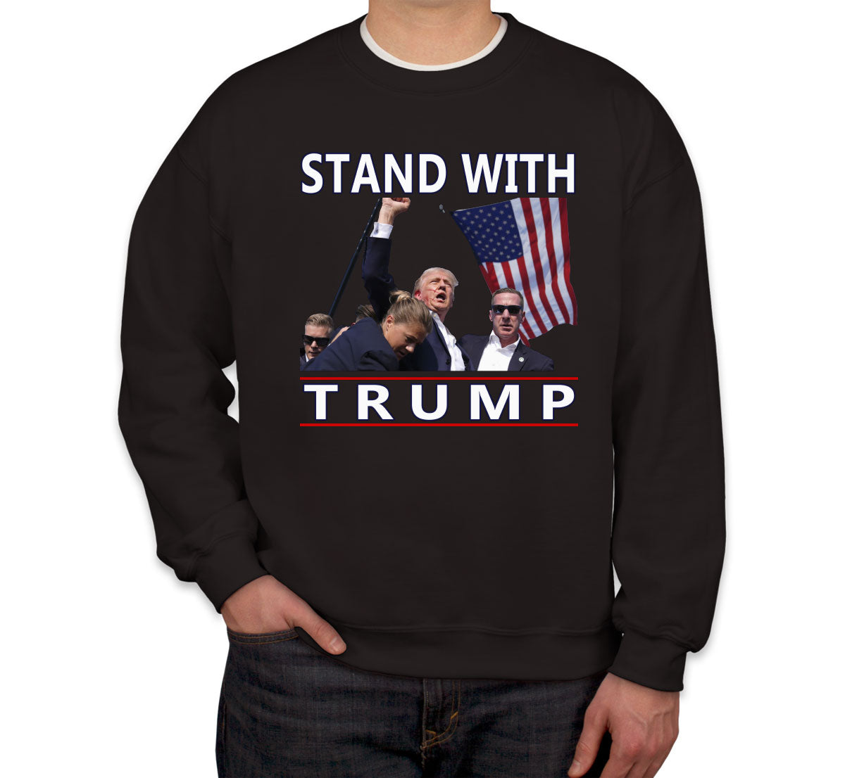 Stand With Trump Unisex Sweatshirt