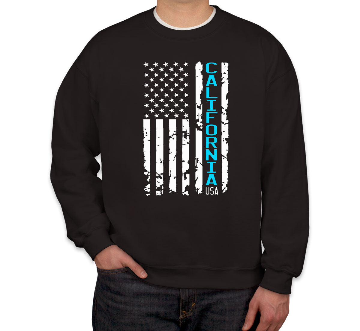 California American Flag Unisex Sweatshirt
