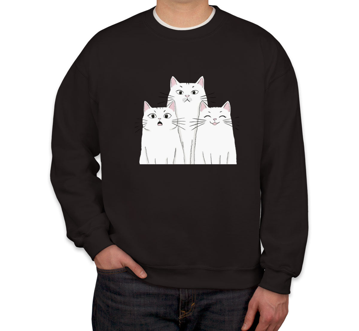 White Cats Unisex Sweatshirt