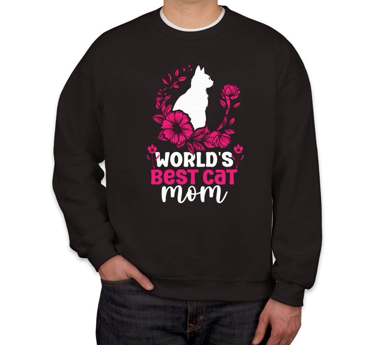 World's Best Cat Mom Unisex Sweatshirt