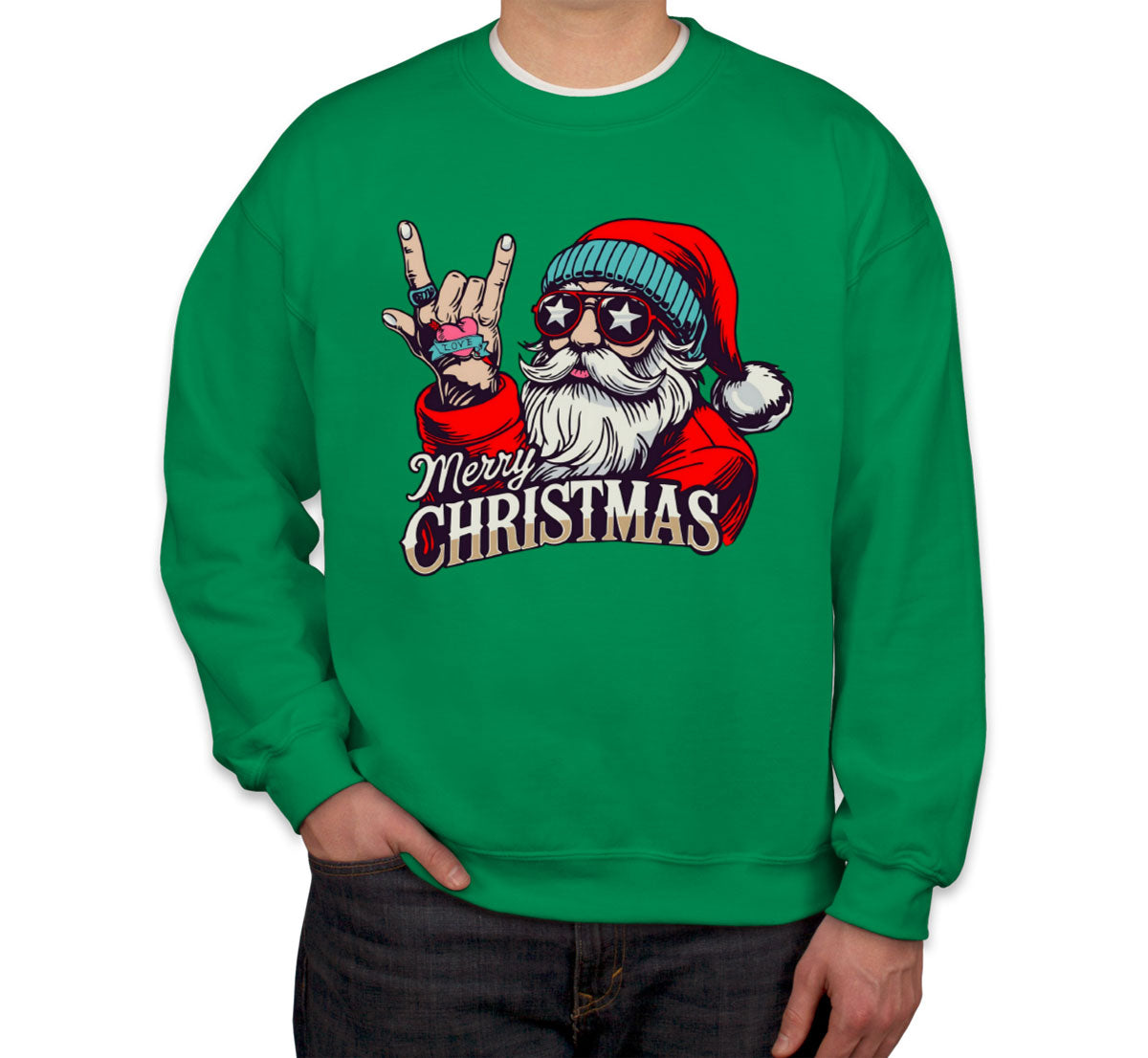 Riock Santa Claus Christmas Unisex Sweatshirt