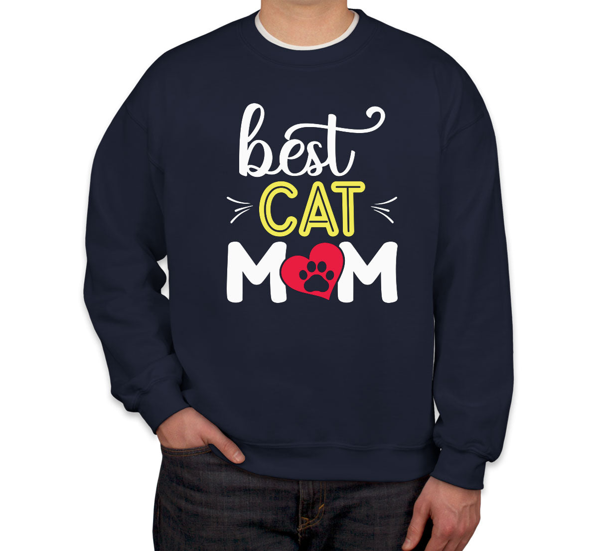 Best Cat Mom Unisex Sweatshirt