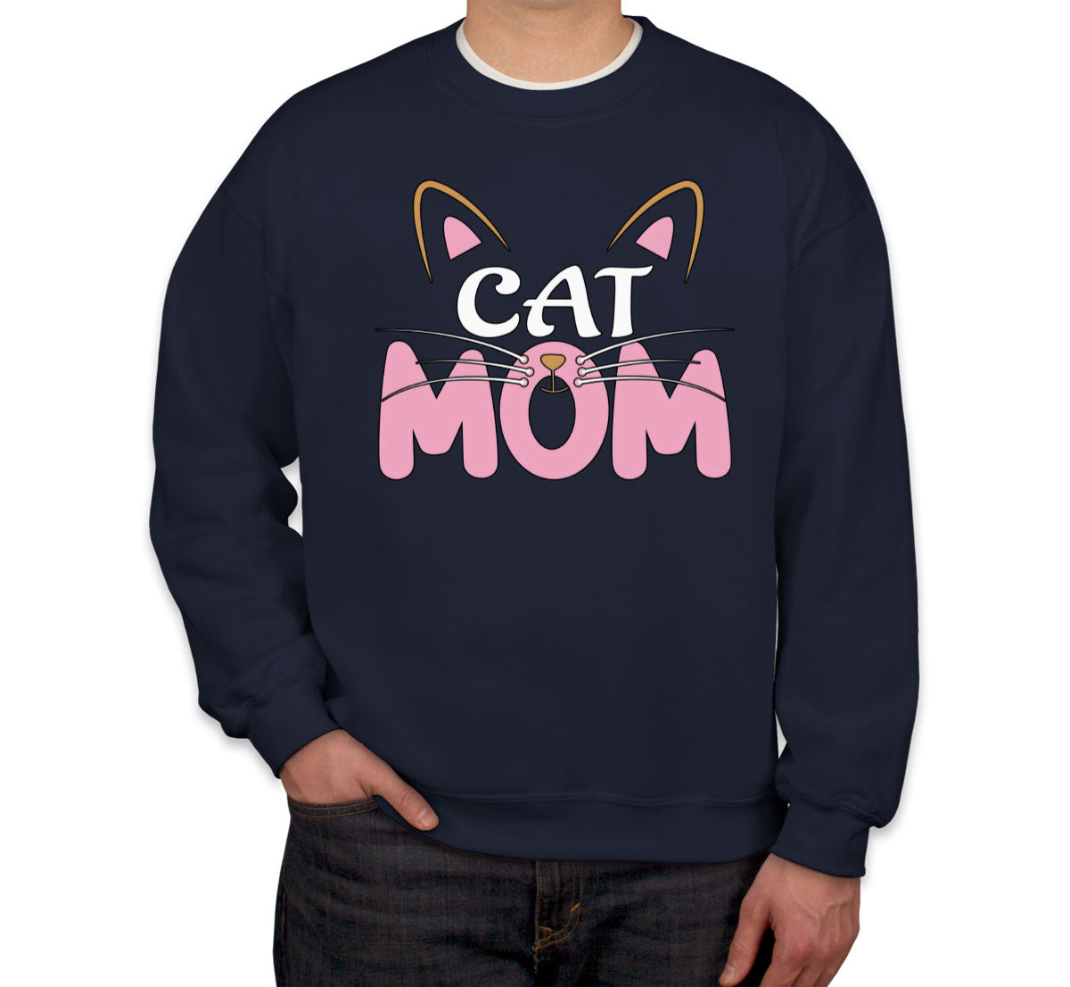 Cute Cat Mom Unisex Sweatshirt