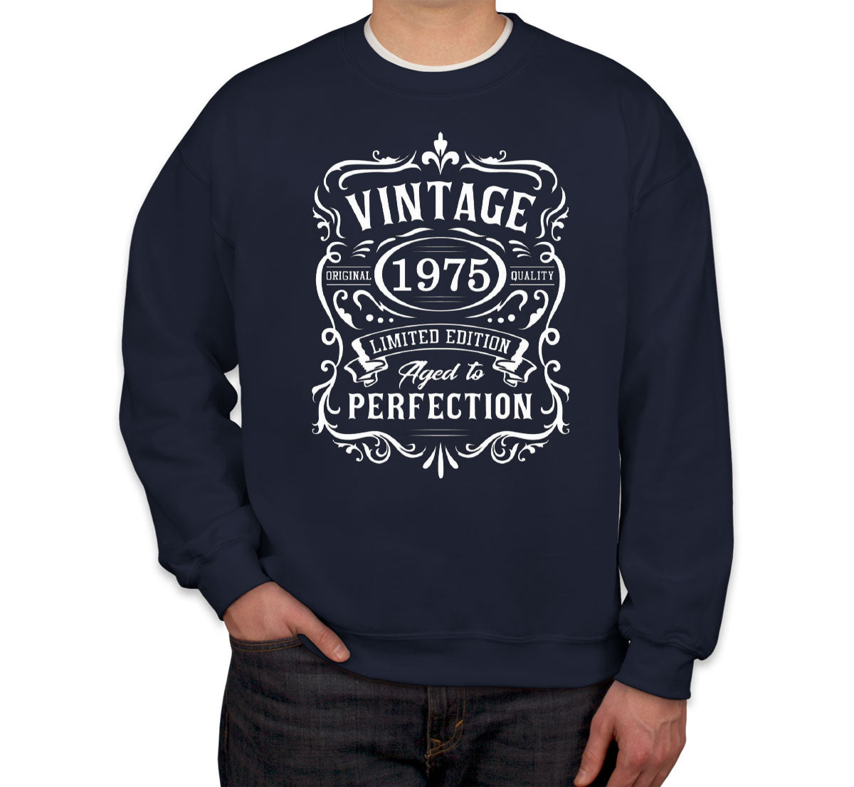 Vintage [Custom Year] Limited Edition Aged To Perfection Birthday Unisex Sweatshirt