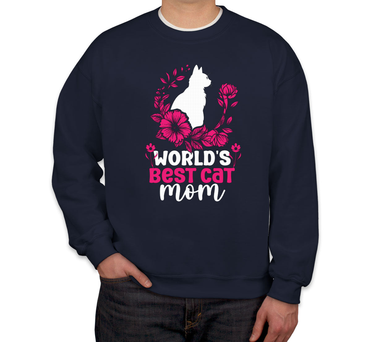World's Best Cat Mom Unisex Sweatshirt
