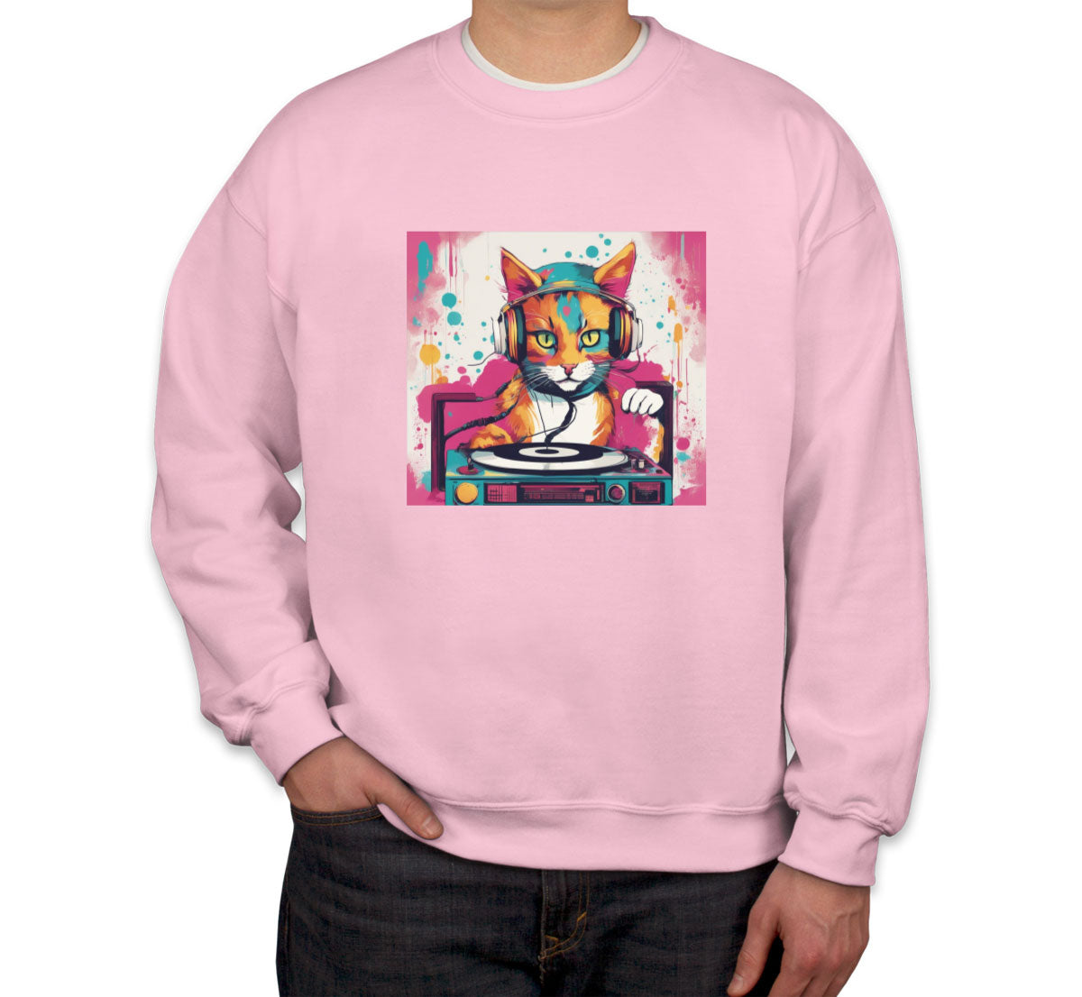 Dj Cat Unisex Sweatshirt