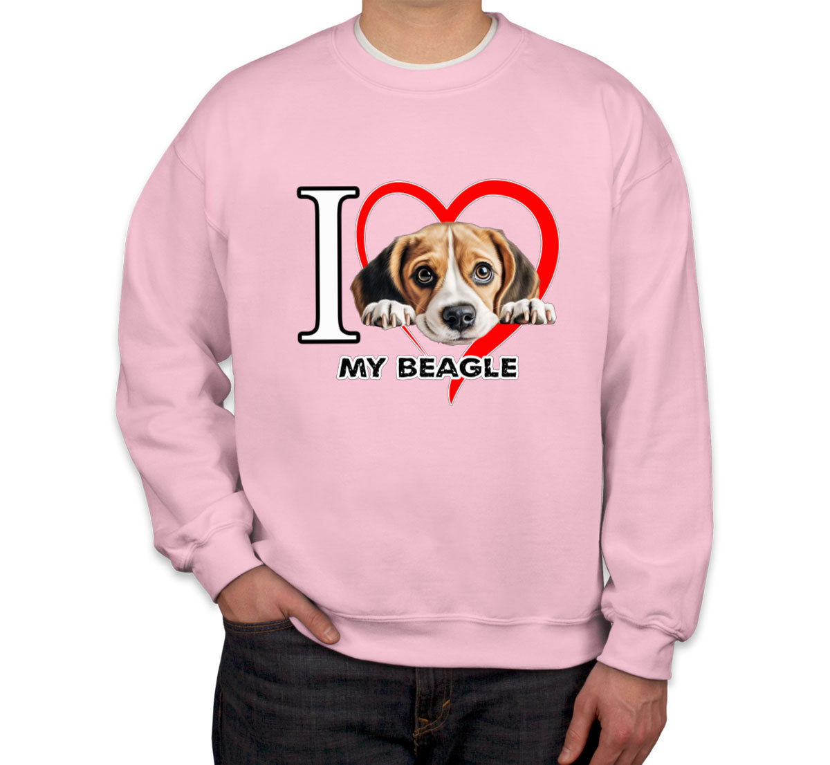 I Love My Beagle Dog Unisex Sweatshirt