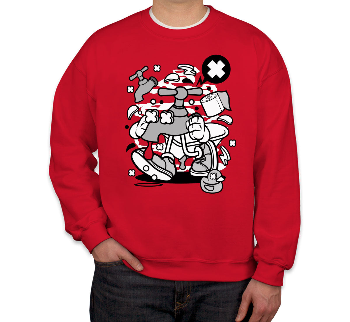 Faucet Cartoon Unisex Sweatshirt