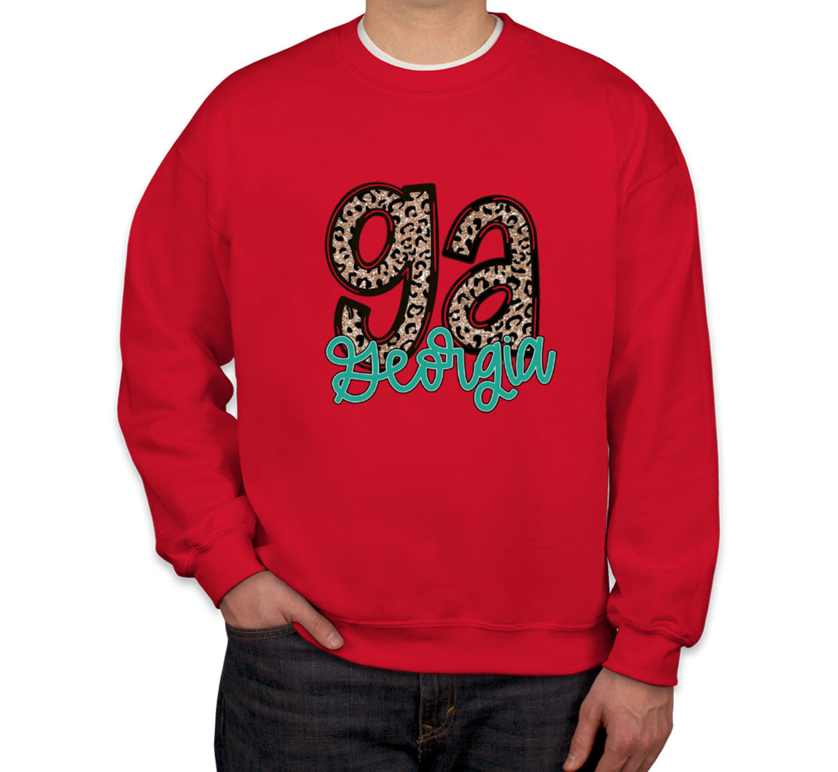 Georgia State Abbreviation Unisex Sweatshirt