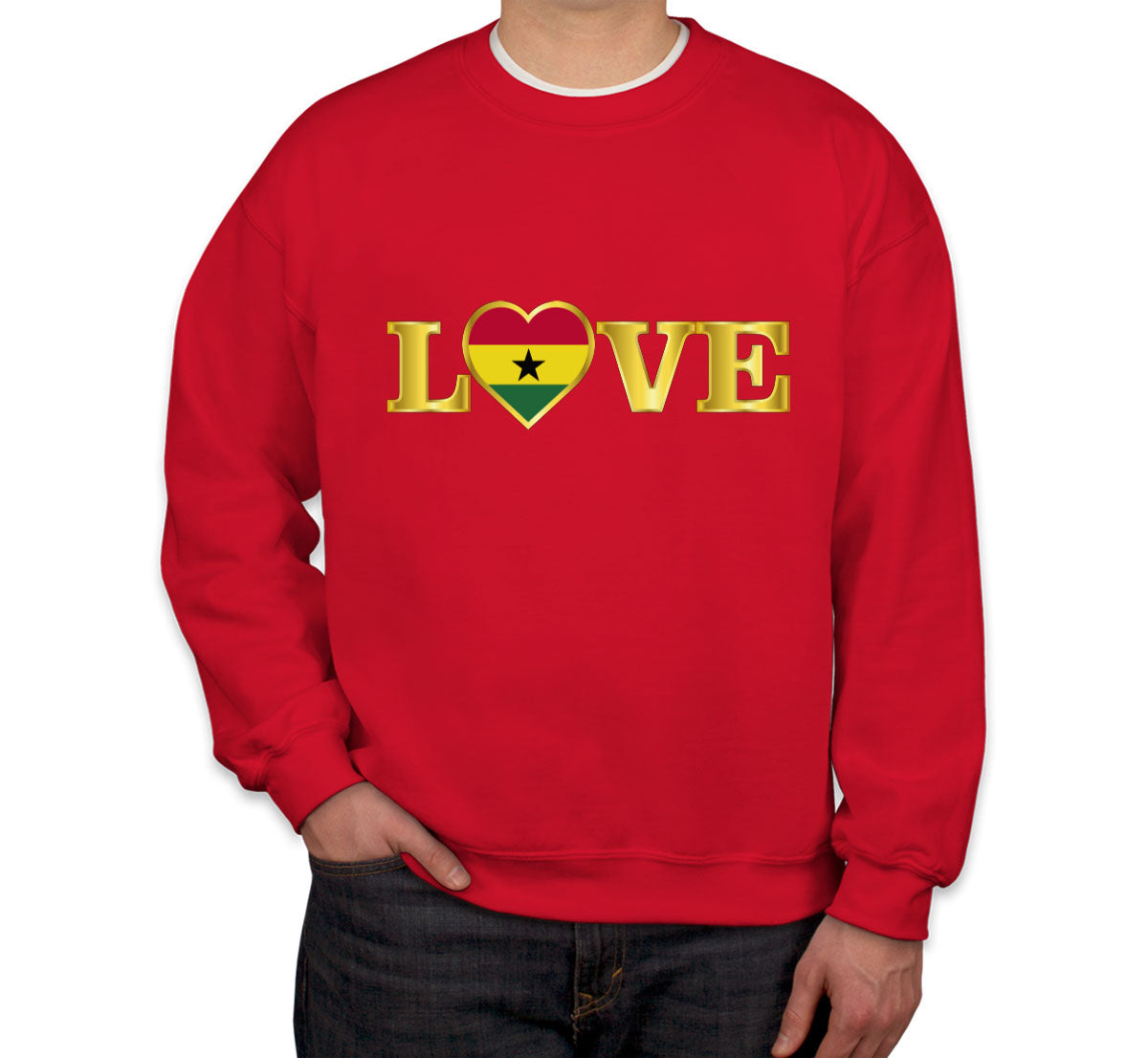 Ghana Love Unisex Sweatshirt