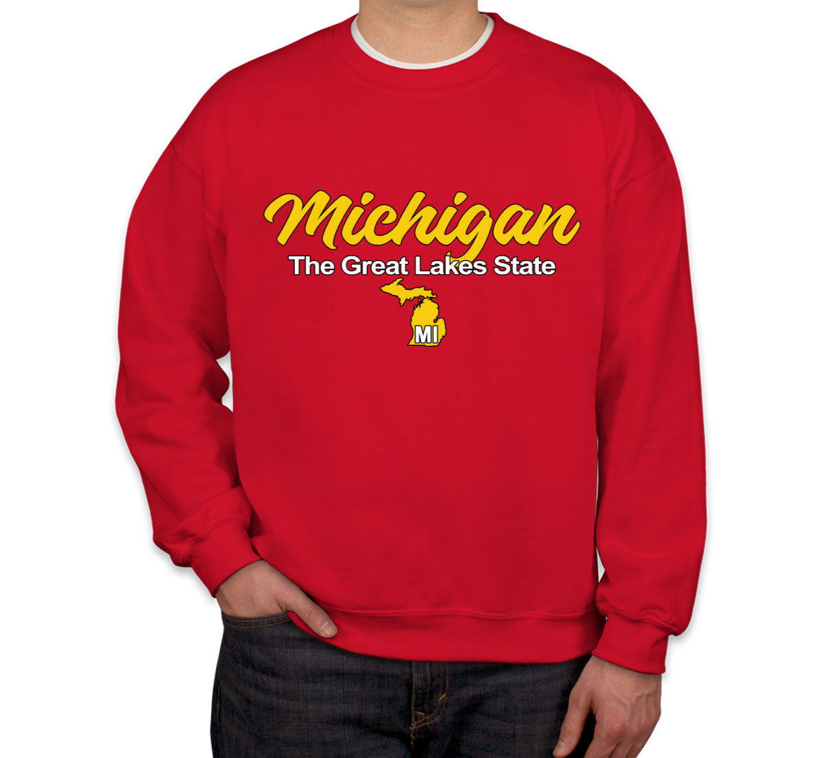 Michigan The Great Lakes State Unisex Sweatshirt