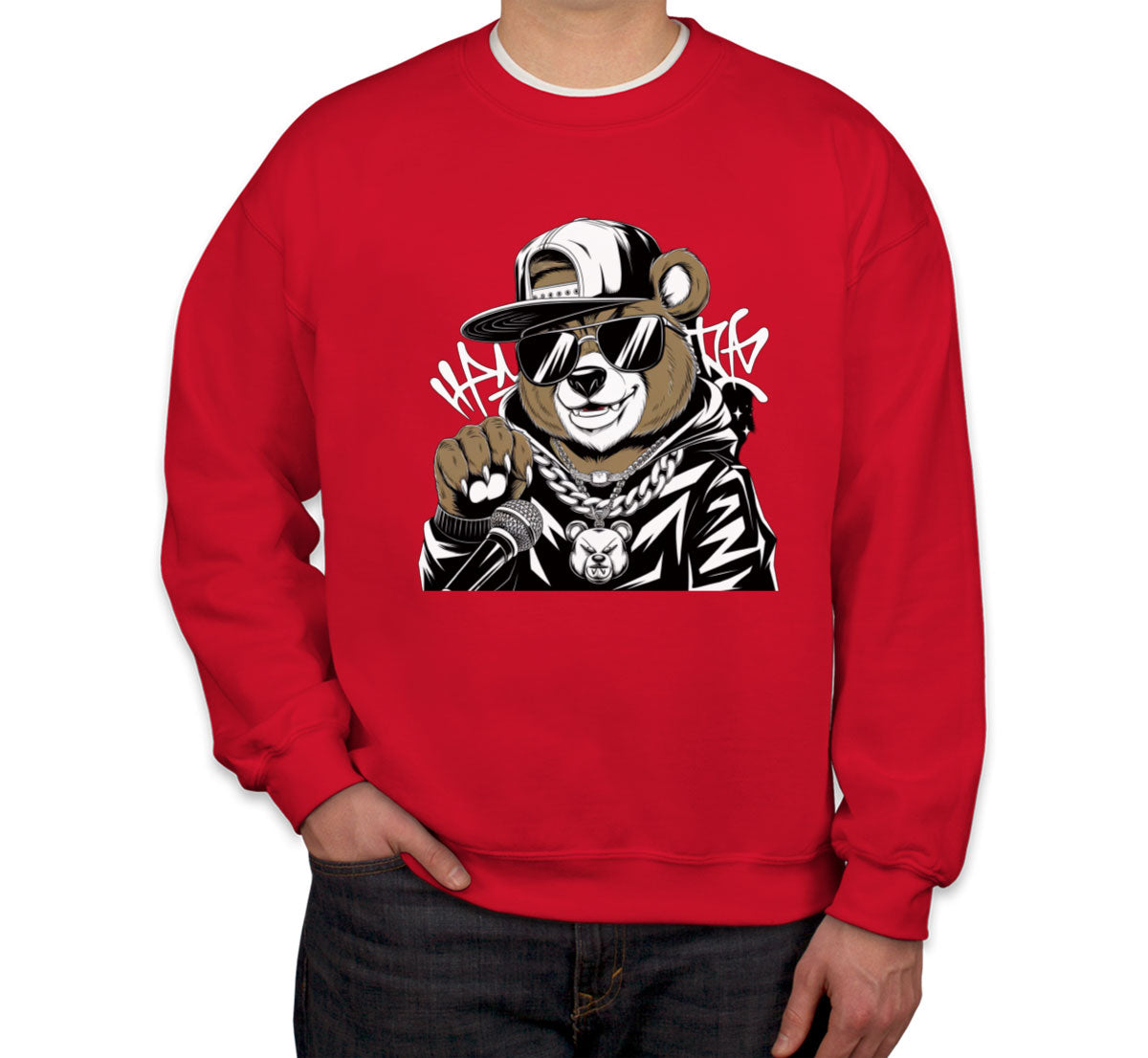 Rapper Bear Unisex Sweatshirt