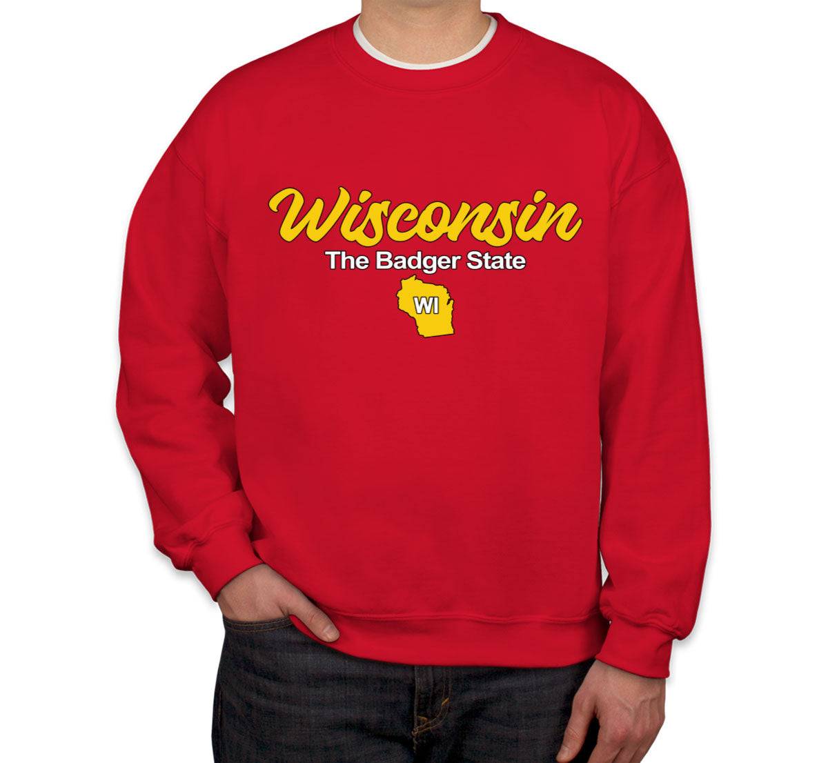 Wisconsin The Badger State Unisex Sweatshirt