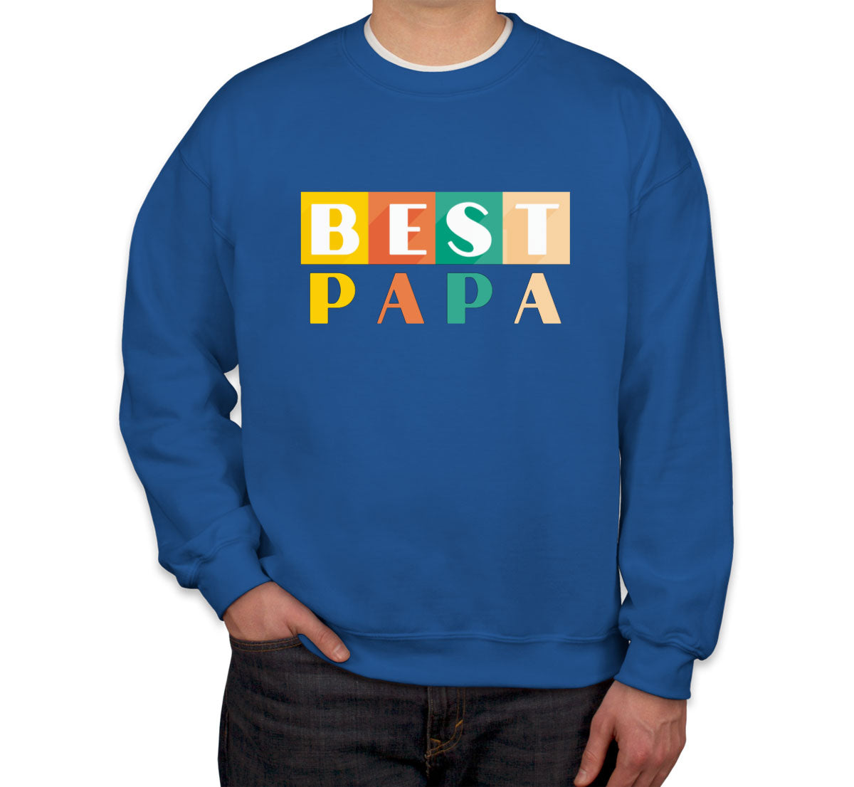 Best Papa Father's Day Unisex Sweatshirt