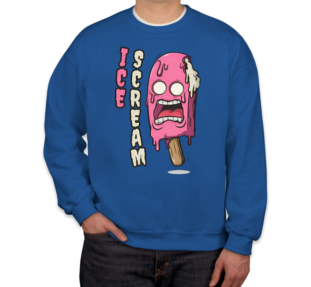 Ice Scream Cartoon Unisex Sweatshirt