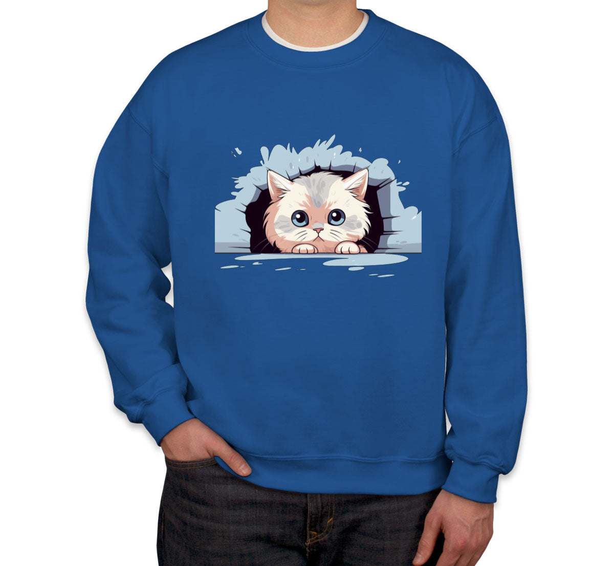 Cute Persian Cat Unisex Sweatshirt