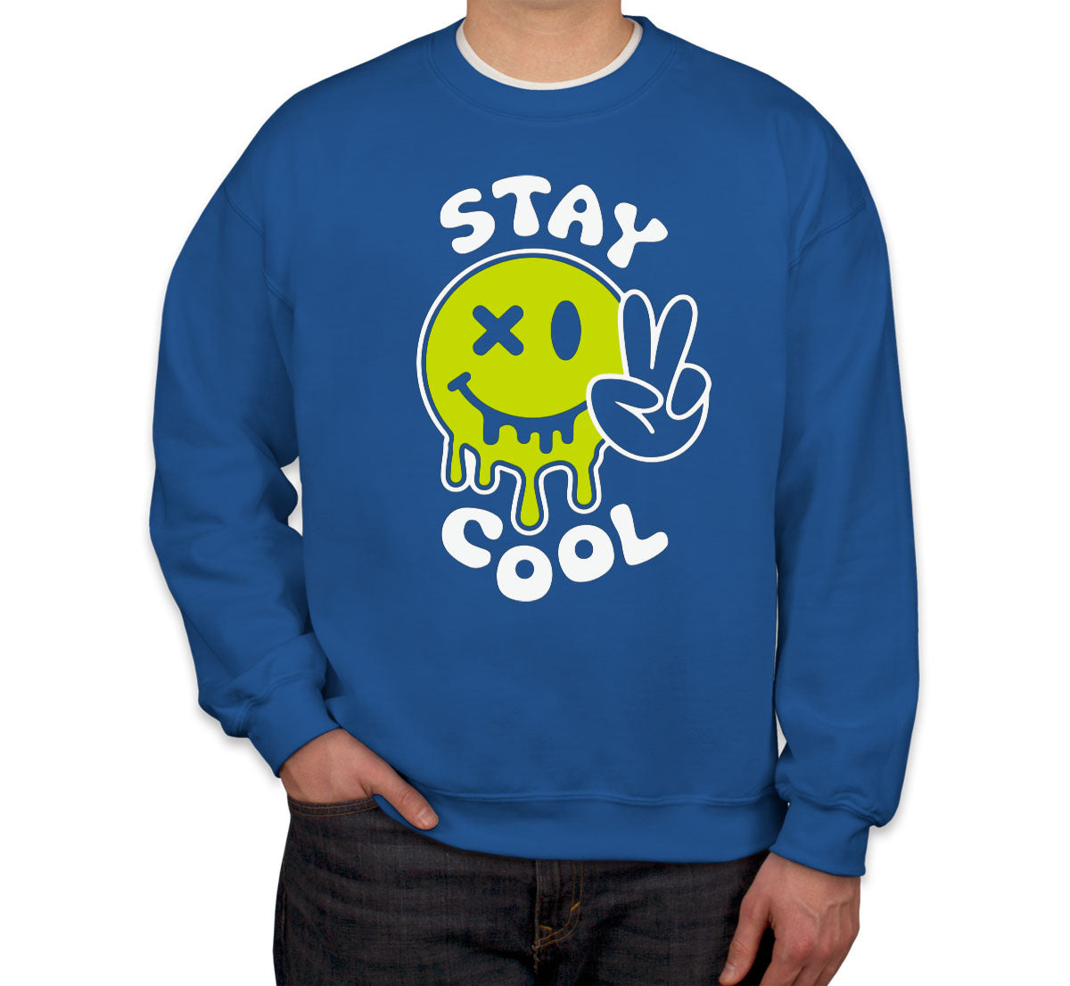 Stay Cool Emoji Face Unisex Sweatshirt