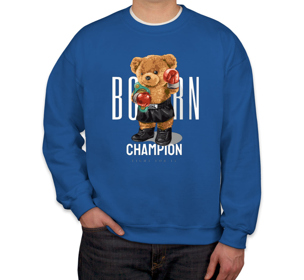 Teddy Bear Champion Boxer Unisex Sweatshirt