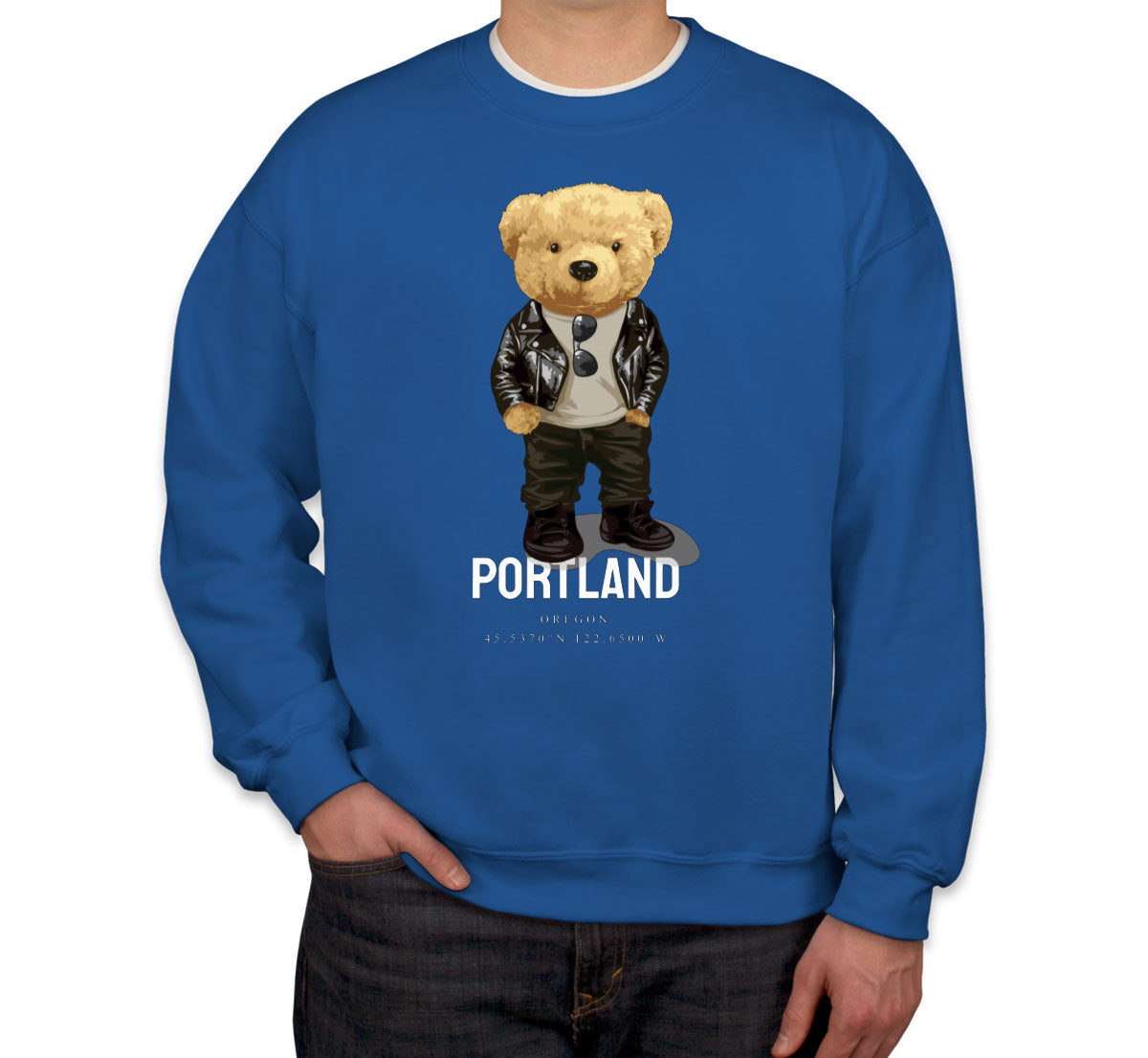 Teddy Bear Portland Unisex Sweatshirt