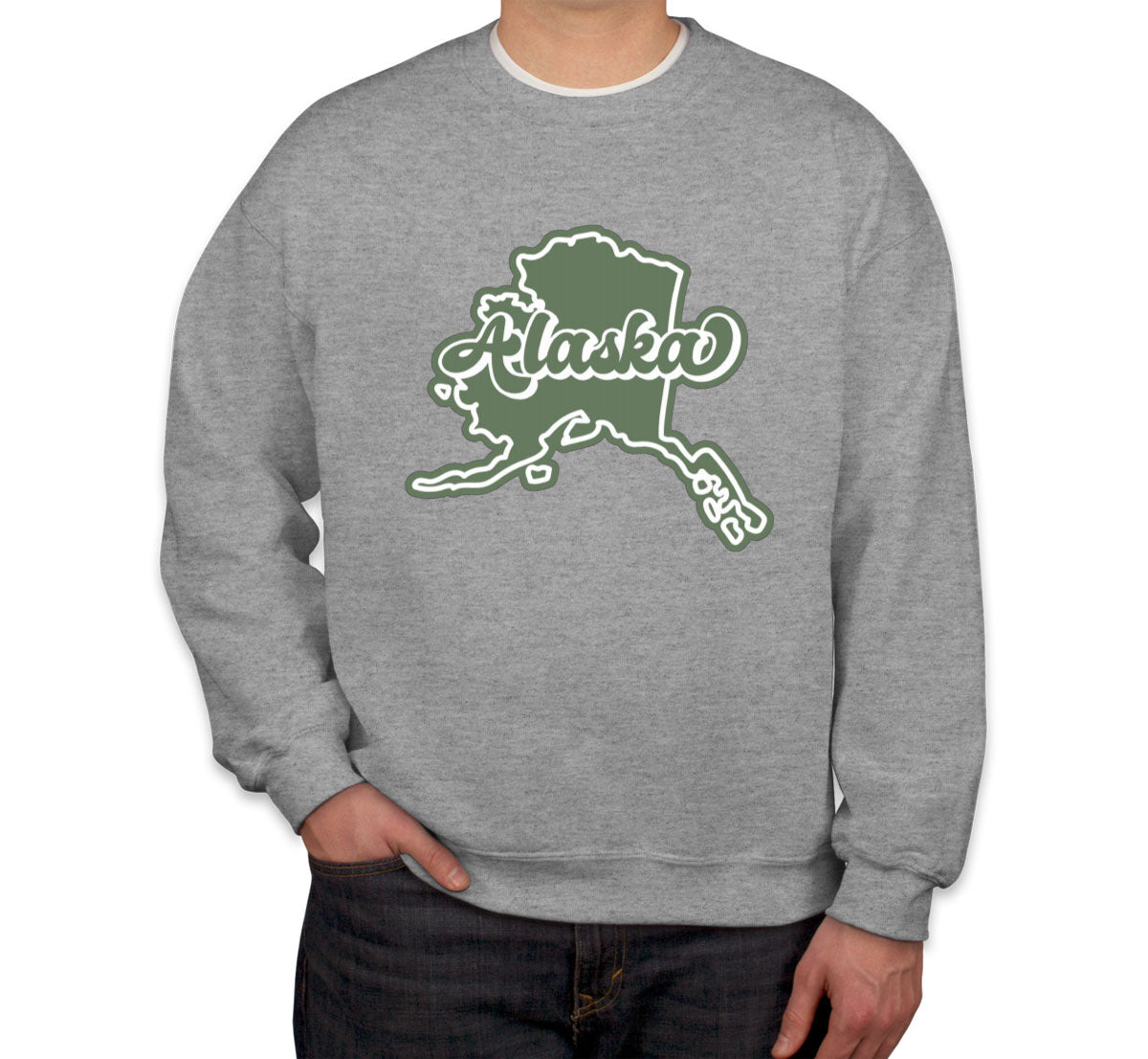 Alaska Map Unisex Sweatshirt