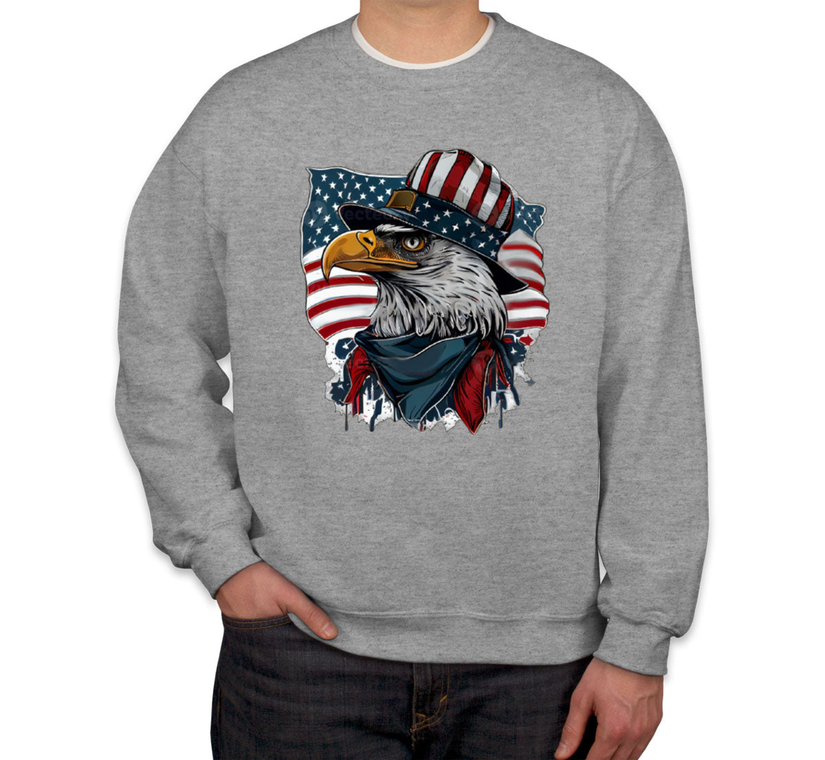 American Eagle Flag Patriotic Unisex Sweatshirt