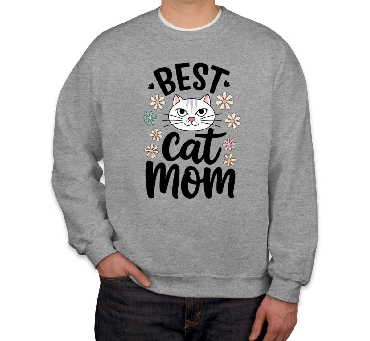 Best Cat Mom Unisex Sweatshirt