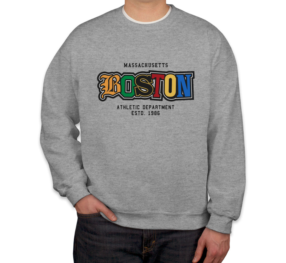 Boston Massachusetts Unisex Sweatshirt