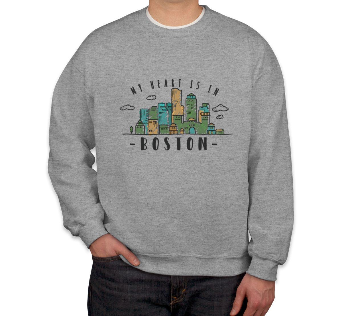 Boston Skyline Unisex Sweatshirt