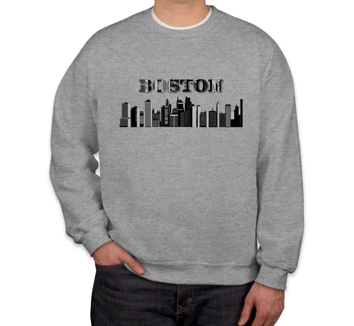 Boston Skyline Unisex Sweatshirt