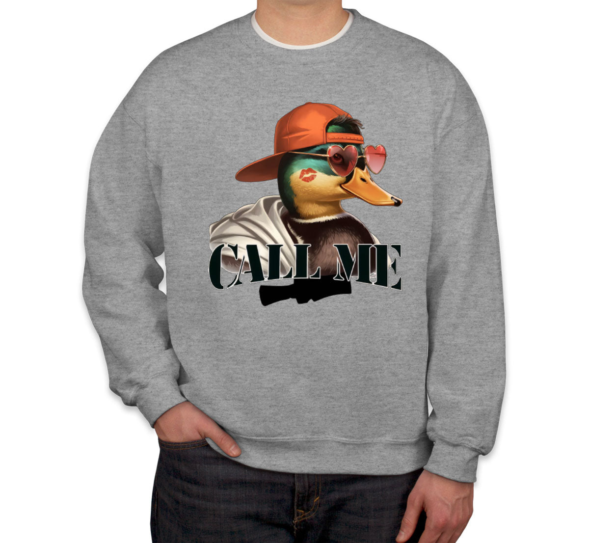 Duck Hunting Call Me Unisex Sweatshirt